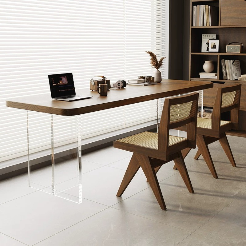 Bedroom Furniture - Mesa de escritório nórdica de madeira
