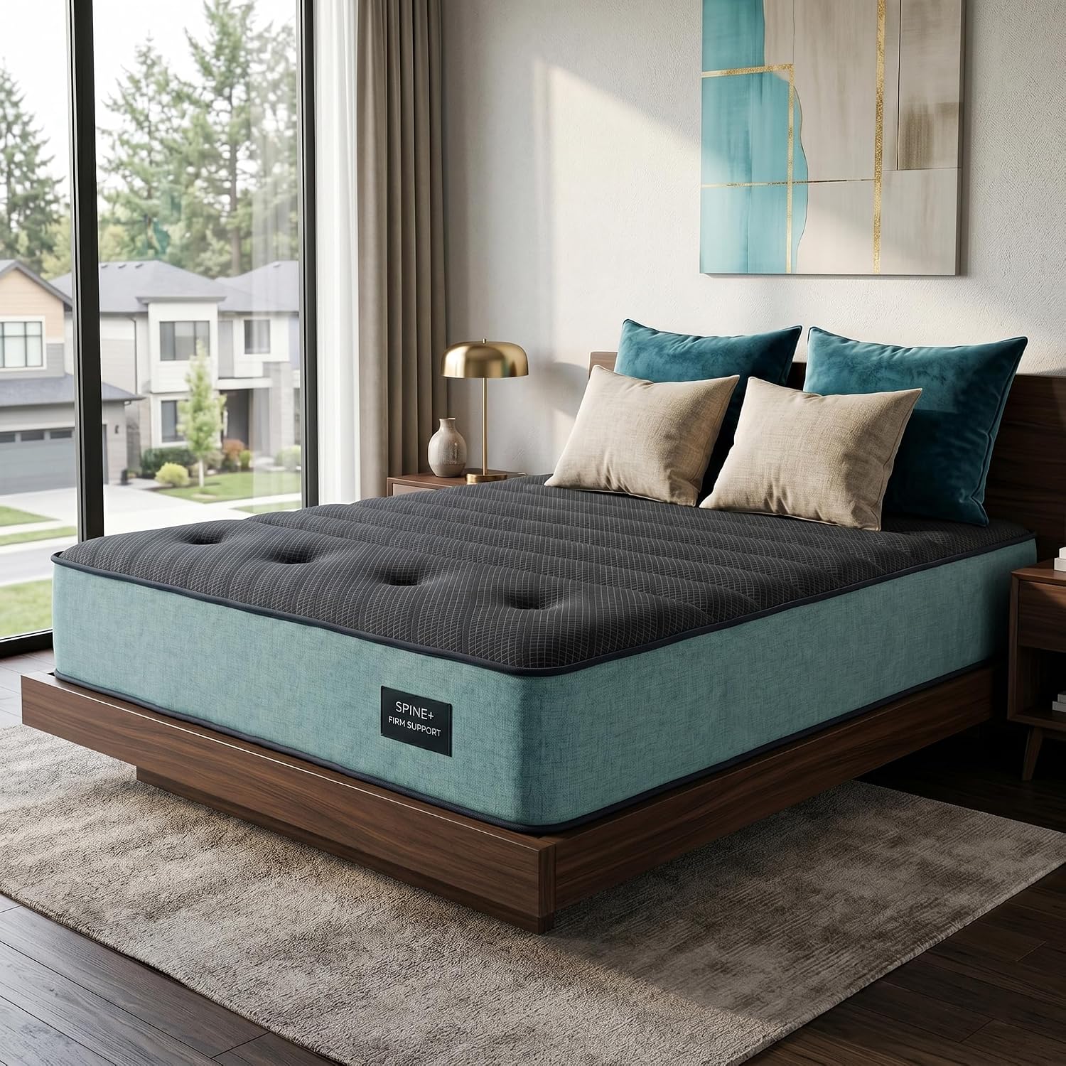Memory Foam Mattress In A Box Queen - Colchão Queen Extra Firme de 12”,