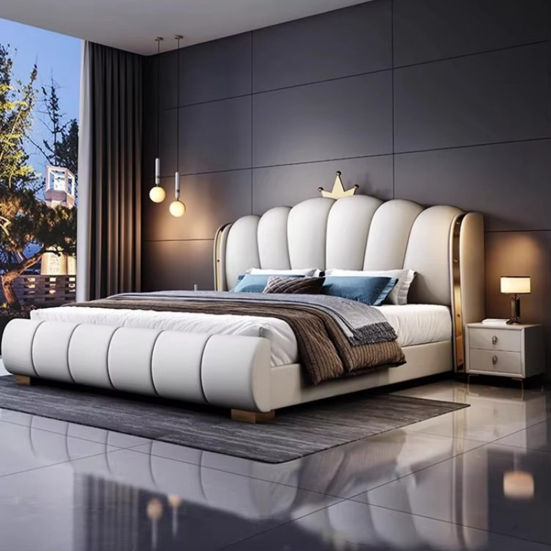 King Size Bed Frame With Storage Drawers - Conjunto de móveis de quarto moderno