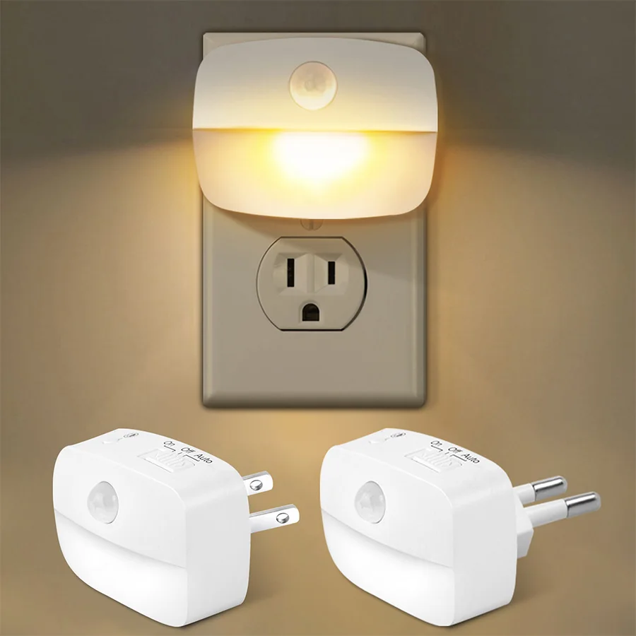 Floating Nightstand With Led Light - Led night light sensor de movimento