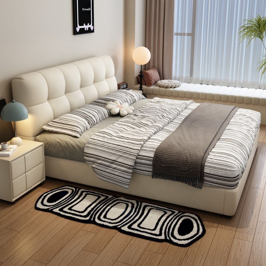 # Cama Box de Couro Preto Acol - King Size Bed Frame With Storage Drawers avaliação e preço
