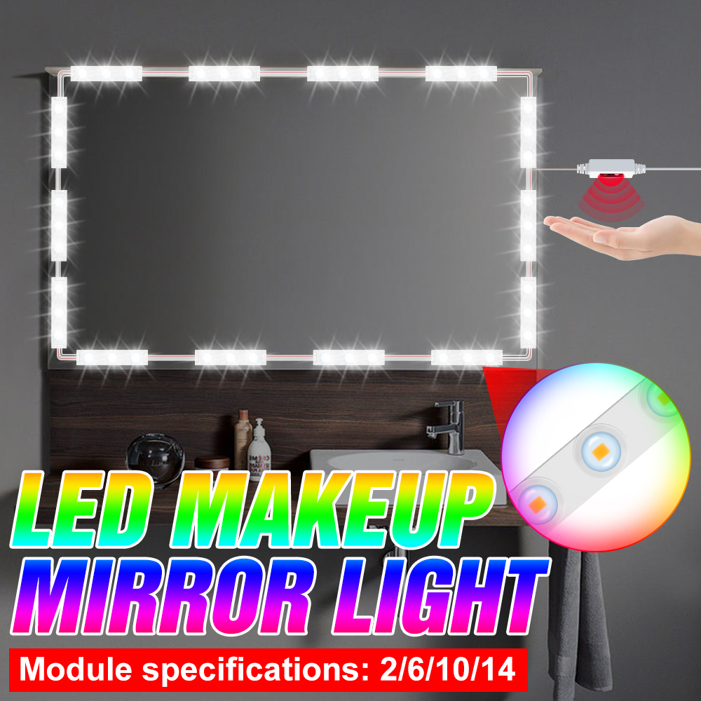 LED Hand Sweep Sensor Maquiage - Dressing Table Vanity With Lighted Mirror avaliação e preço