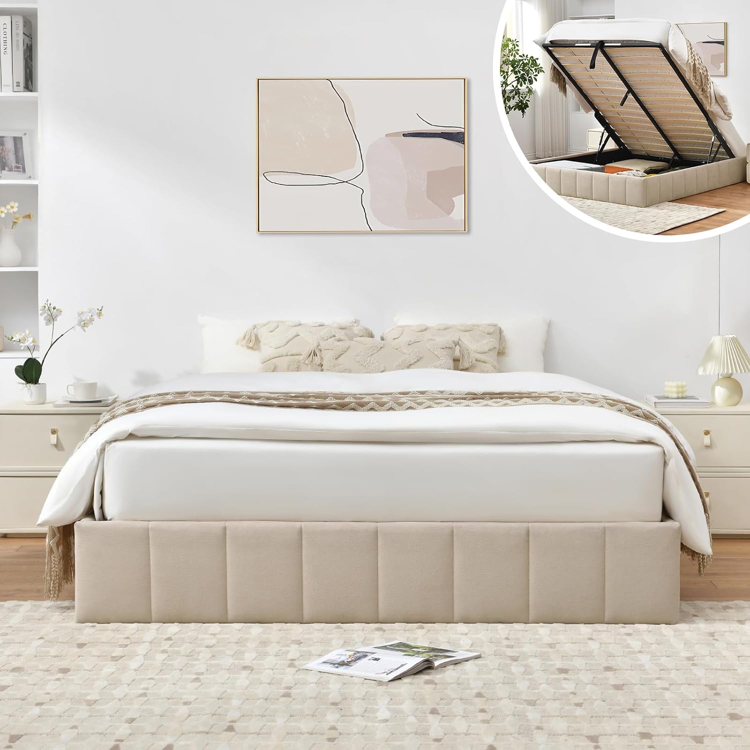 Estrutura de Cama com Armazena - Gas Lift Storage Bed Hydraulic avaliação e preço