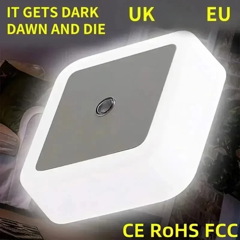 1/6 pçs sem fio led night ligh - Floating Nightstand With Led Light avaliação e preço