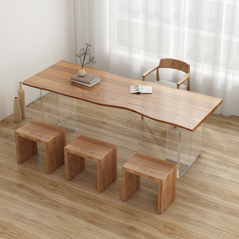Mesa de madeira sólida acrílic - Tables avaliação e preço