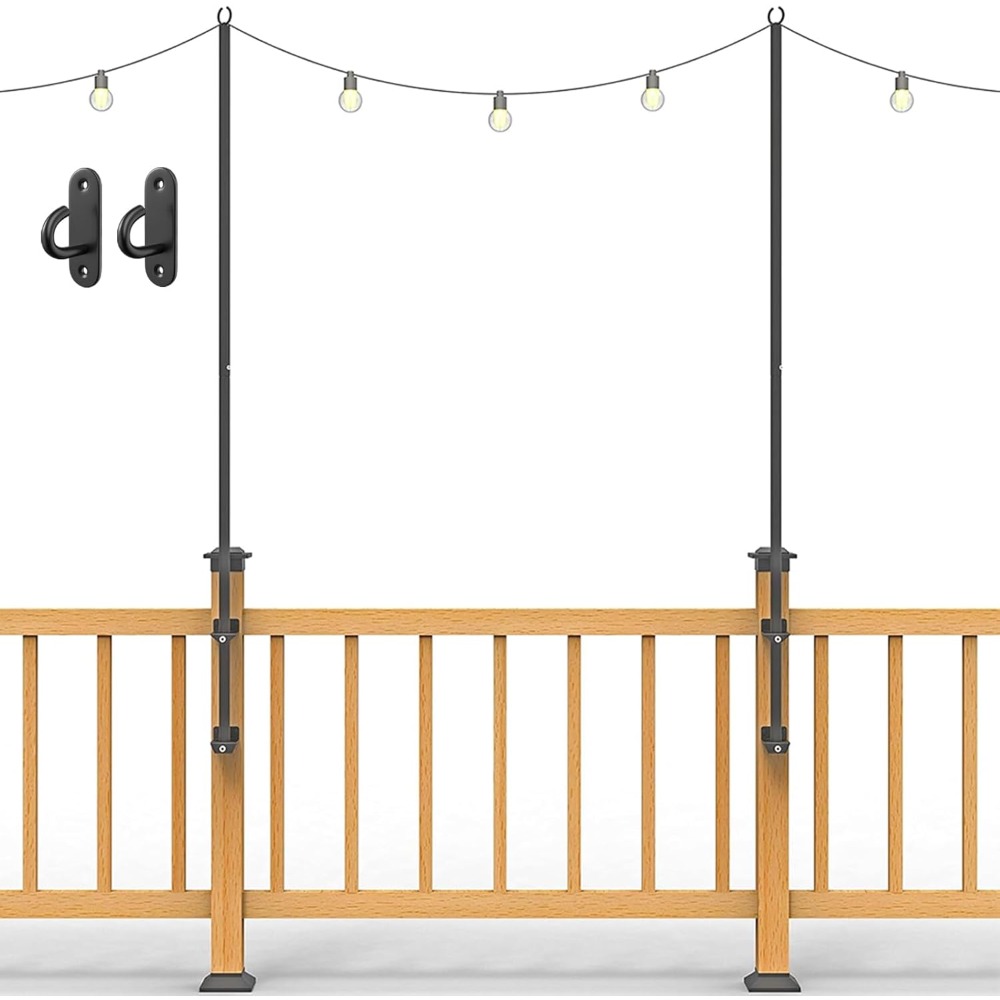 Pacote de 2 postes de luz de c - Outdoor Furniture avaliação e preço