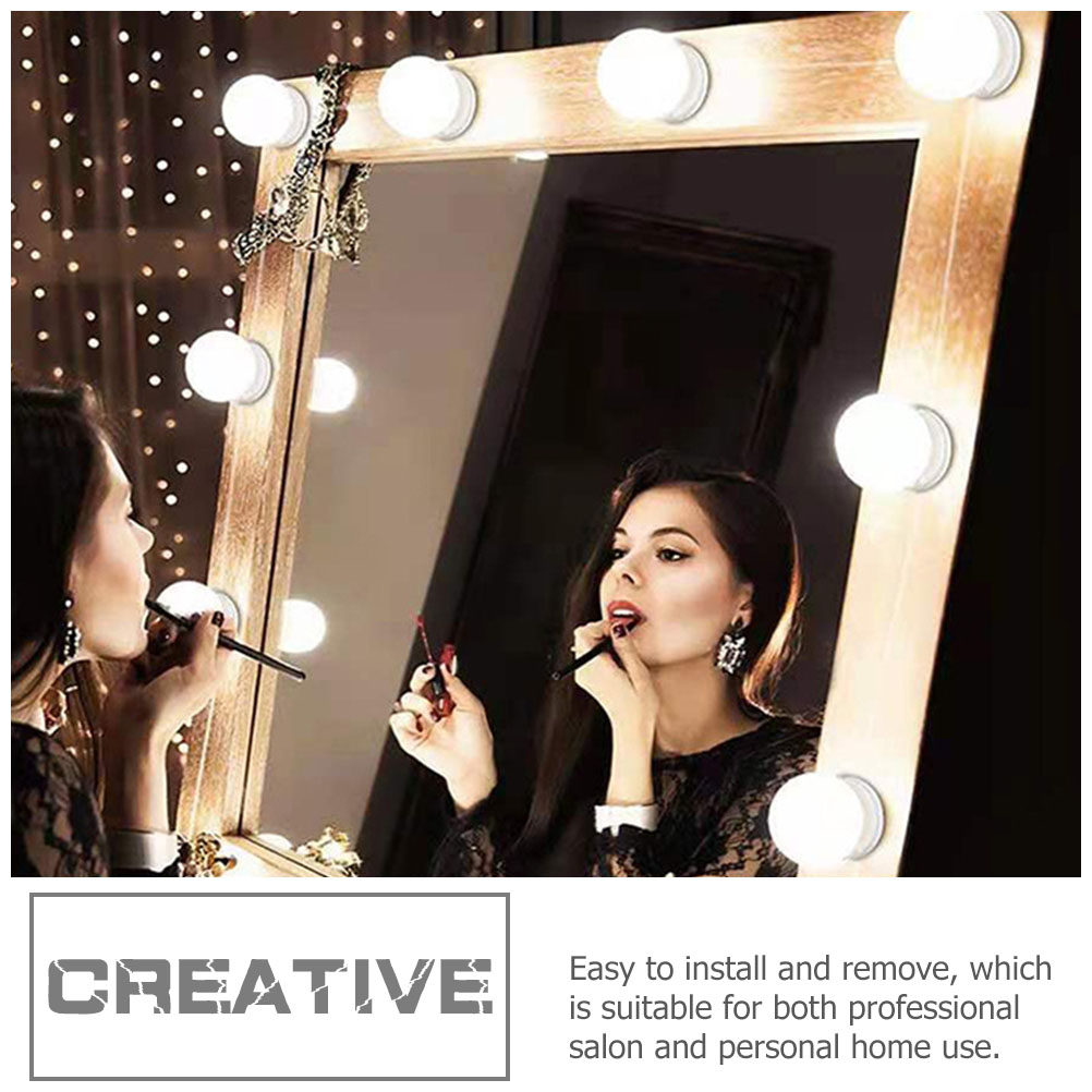 1 conjunto de luzes LED para e - Dressing Table Vanity With Lighted Mirror avaliação e preço