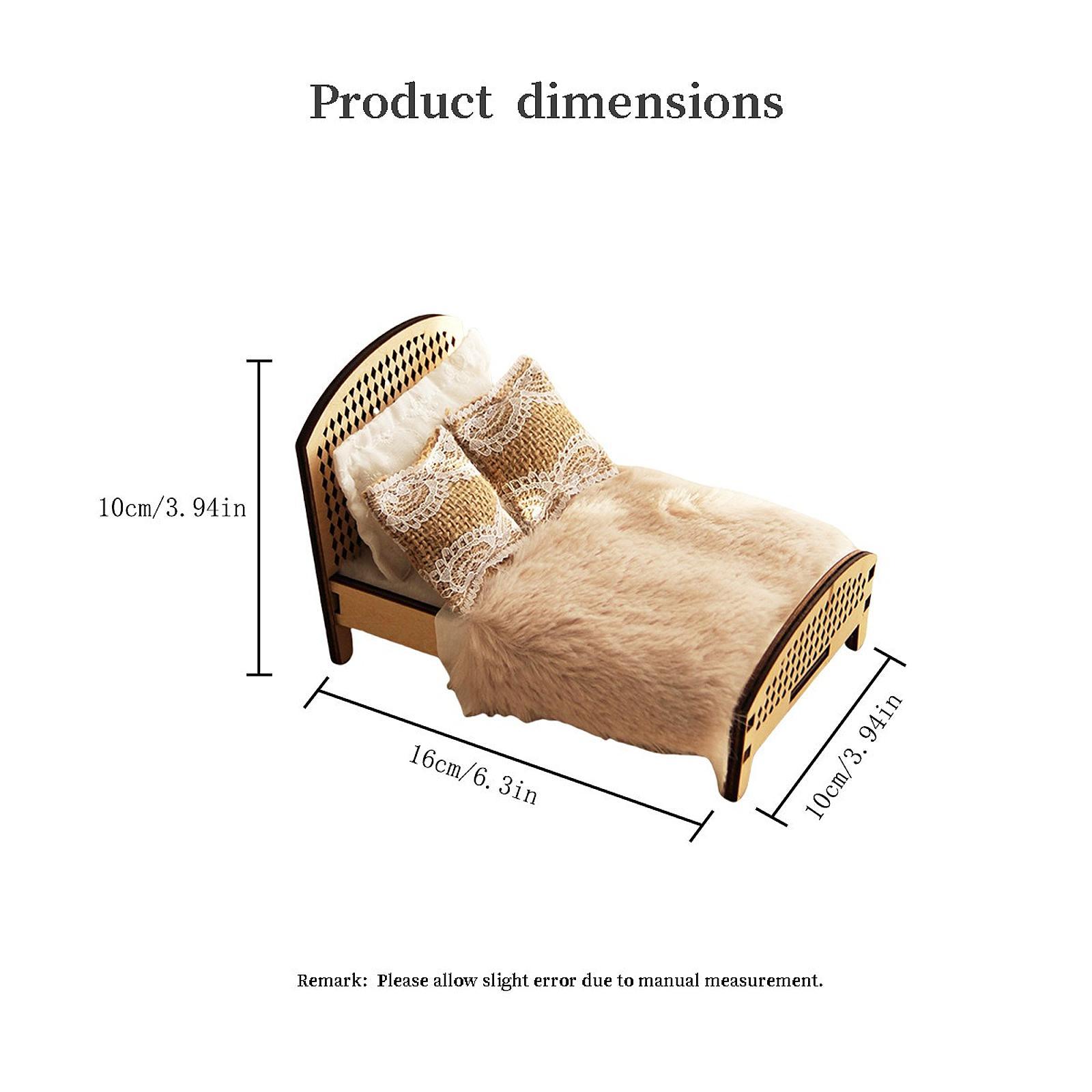 Cama de casal em miniatura par - Bedroom Furniture avaliação e preço