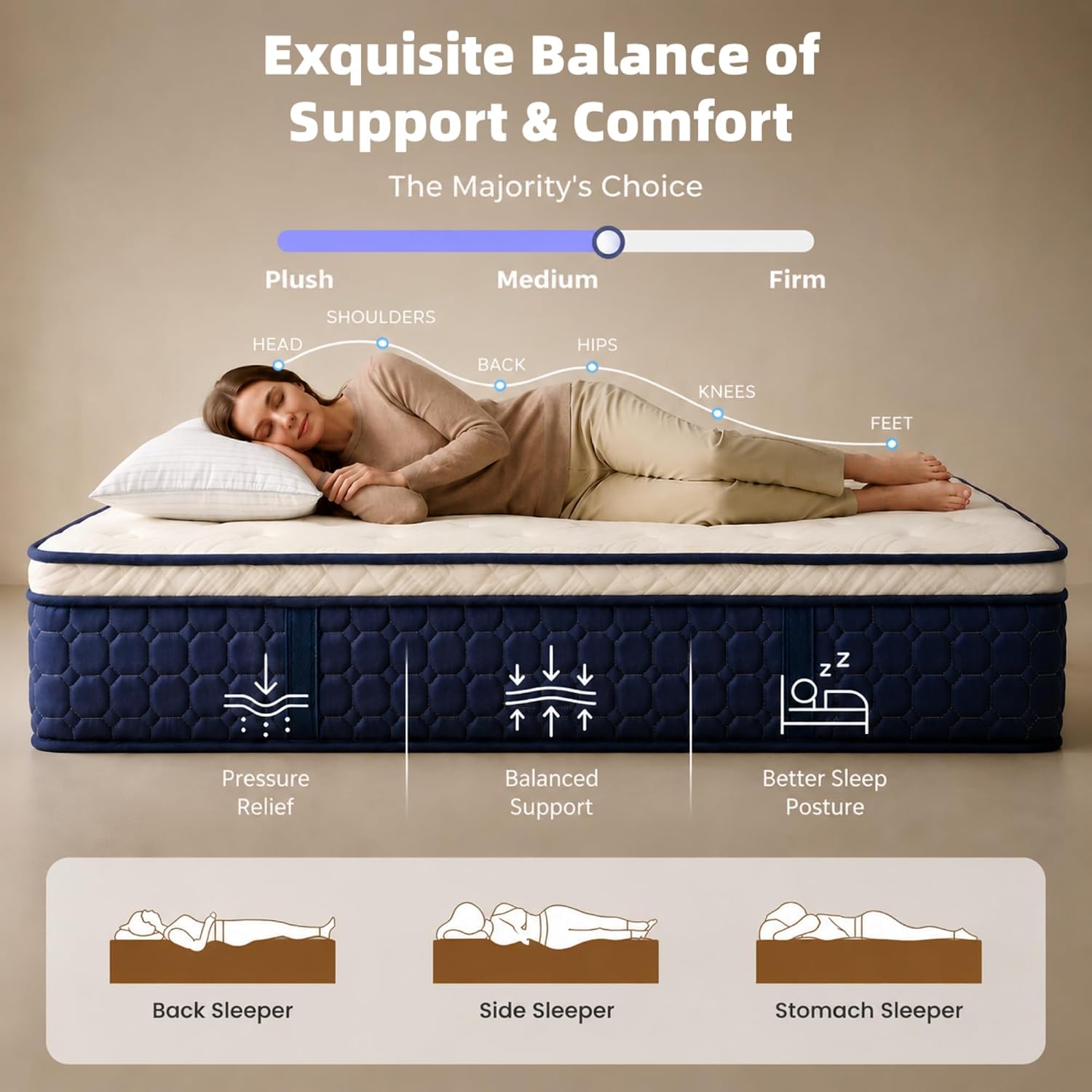 Colchão Queen Size, Colchão Hí - Memory Foam Mattress In A Box Queen avaliação e preço