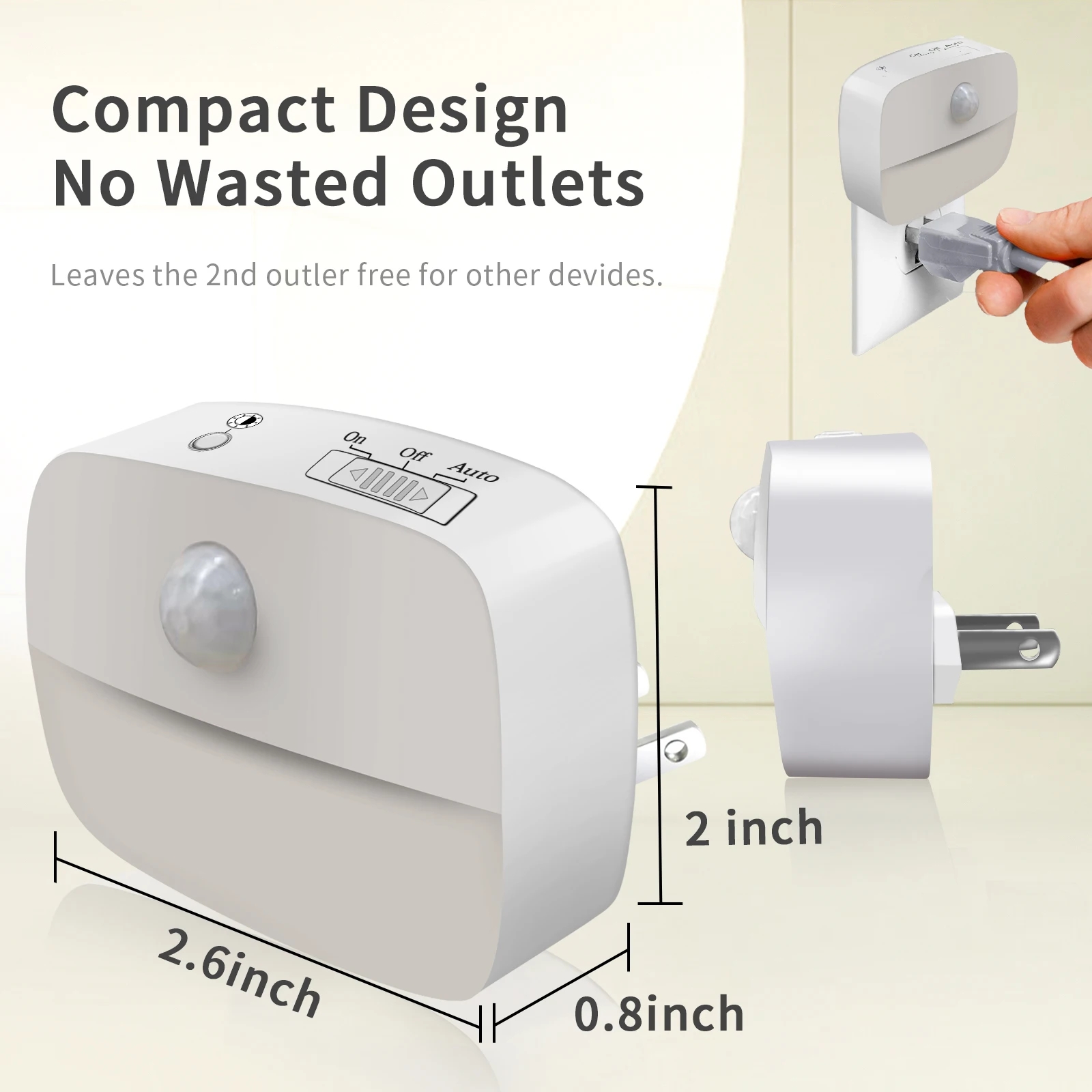 Led night light sensor de movi - Floating Nightstand With Led Light avaliação e preço